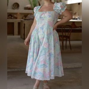 NWT Medium Selkie Honeymoon Garden Party Dress